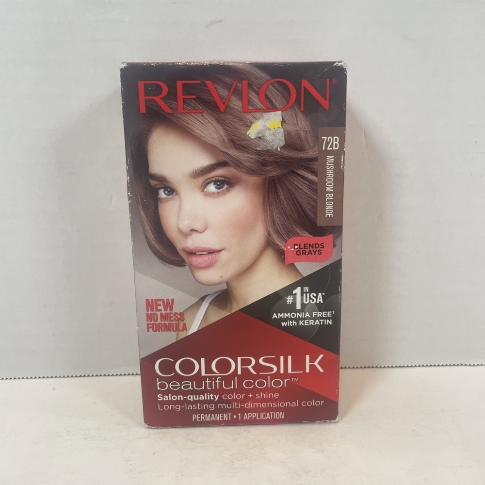 Revlon Hair Color Women 72B Mushroom Blonde ColorSilk Beautiful Color Permanent